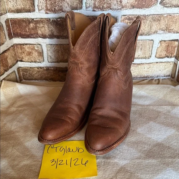 Tecovas The Penny scotch goat Western Ankle Boots - Picture 1 of 8